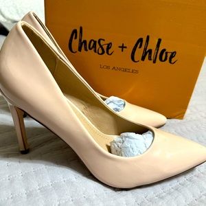 Chase & Chloe patent pumps